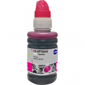 Чернила CACTUS CS-EPT6643 для Epson L100, L110, L120, L132, L200, L210, L222, L300, L312, L350, L355, L382, L386, L456, L486, L550, L555, L566, L605, L655, L1300, L1455, L3050, L3060, L3070, L362, L364, L366, пурпурный, 100 мл Чернила CACTUS CS-EPT6643 для Epson L100, L110, L120, L132, L200, L210, L222, L300, L312, L350, L355, L382, L386, L456, L486, L550, L555, L566, L605, L655, L1300, L1455, L3050, L3060, L3070, L362, L364, L366, пурпурный, 100 мл