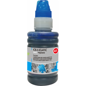 Чернила CACTUS CS-I-CL441C для Canon Pixma MG2140, MG3140, голубой, 100 мл Чернила CACTUS CS-I-CL441C для Canon Pixma MG2140, MG3140, голубой, 100 мл