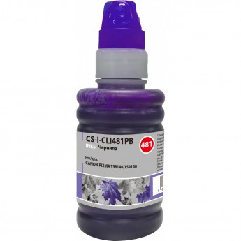 Чернила CACTUS CS-I-CLI481PB, для Canon Pixma TS8140, TS9140, синий, 100 мл Чернила CACTUS CS-I-CLI481PB, для Canon Pixma TS8140, TS9140, синий, 100 мл