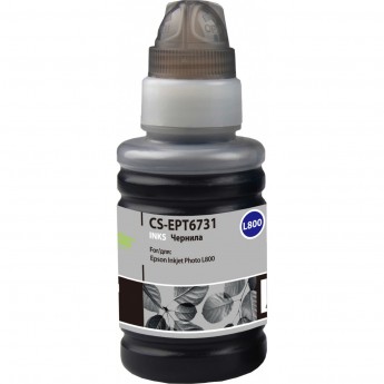 Чернила CACTUS CS-EPT6731 для Epson L800, черный, 100 мл Чернила CACTUS CS-EPT6731 для Epson L800, черный, 100 мл
