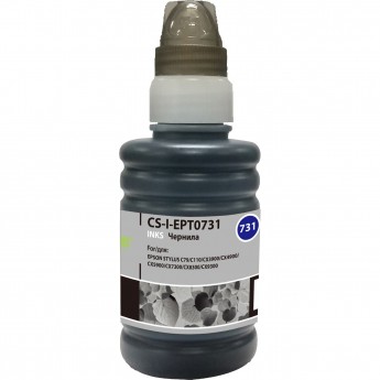 Чернила CACTUS CS-I-EPT0731 для Epson Stylus С79, C110, СХ3900, CX4900, CX5900, черный, 100 мл Чернила CACTUS CS-I-EPT0731 для Epson Stylus С79, C110, СХ3900, CX4900, CX5900, черный, 100 мл