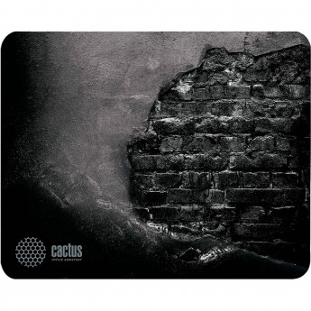Коврик для мыши CACTUS BRICK WALL черный 300x250x3мм Коврик для мыши CACTUS BRICK WALL черный 300x250x3мм