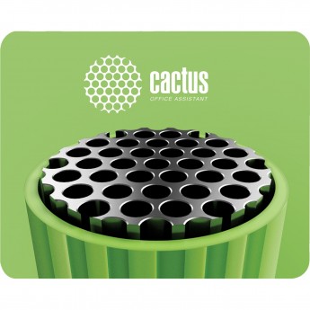 Коврик для мыши CACTUS GREEN LOGO зеленый 250x200x3мм Коврик для мыши CACTUS GREEN LOGO зеленый 250x200x3мм