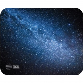 Коврик для мыши CACTUS MILKY WAY черный 300x250x2мм Коврик для мыши CACTUS MILKY WAY черный 300x250x2мм