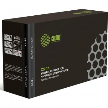 Лазерный картридж CACTUS CS-T1 черный для Deli P2500DW, M2500DW 3'500 стр Лазерный картридж CACTUS CS-T1 черный для Deli P2500DW, M2500DW 3'500 стр
