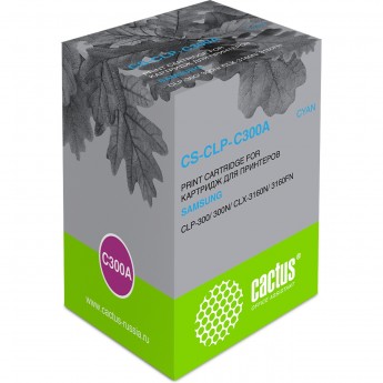 Лазерный картридж CACTUS CS-CLP-C300A (CLP-C300A) для Samsung CLP 300, 300n; CLX 2160, 2160n, 2160x, 2161k, 2161kn, 3130, 3130n, 3160, 3160fn, 3160n, голубой, 1 000 стр. Лазерный картридж CACTUS CS-CLP-C300A (CLP-C300A) для Samsung CLP 300, 300n; CLX 2160, 2160n, 2160x, 2161k, 2161kn, 3130, 3130n, 3160, 3160fn, 3160n, голубой, 1 000 стр.