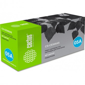 Лазерный картридж CACTUS CS-CE505AS (HP 05A) для HP LaserJet P2030, P2035, P2035n, P2050, P2055, P2055d, P2055dn, P2055X, черный, 2 300 стр. Лазерный картридж CACTUS CS-CE505AS (HP 05A) для HP LaserJet P2030, P2035, P2035n, P2050, P2055, P2055d, P2055dn, P2055X, черный, 2 300 стр.