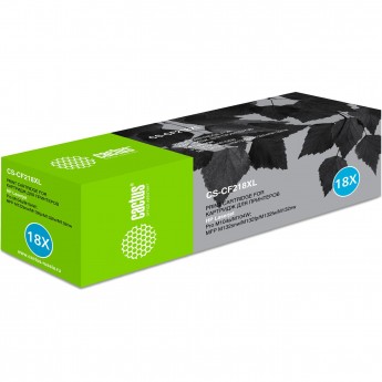 Лазерный картридж CACTUS CS-CF218XL (HP 18A) для HP LaserJet M104a Pro, M104w Pro, M132a Pro, M132fw Pro, M132nw Pro, черный, увеличенной емкости, 6 000 стр. Лазерный картридж CACTUS CS-CF218XL (HP 18A) для HP LaserJet M104a Pro, M104w Pro, M132a Pro, M132fw Pro, M132nw Pro, черный, увеличенной емкости, 6 000 стр.