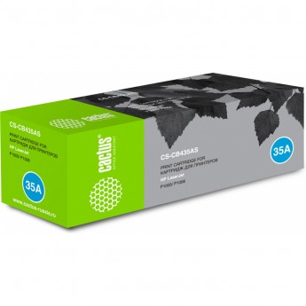 Лазерный картридж CACTUS CS-CB435AS (HP 35A) для HP LaserJet P1002, P1002w, P1002wl, P1005, P1006, P1007, P1008, P1009, черный, 1 500 стр. Лазерный картридж CACTUS CS-CB435AS (HP 35A) для HP LaserJet P1002, P1002w, P1002wl, P1005, P1006, P1007, P1008, P1009, черный, 1 500 стр.