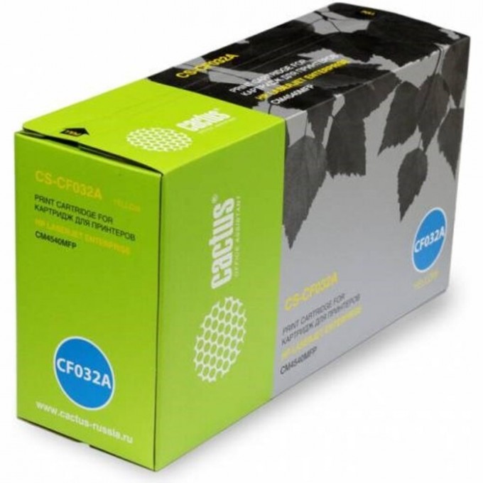 Лазерный картридж CACTUS  (HP 646A) для HP Color LaserJet CM4540 MFP, CM4540f MFP, CM4540fskm MFP, CM4540mfp Enterprise, желтый, 12 500 стр. CS-CF032A Лазерный картридж CACTUS  (HP 646A) для HP Color LaserJet CM4540 MFP, CM4540f MFP, CM4540fskm MFP, CM4540mfp Enterprise, желтый, 12 500 стр. CS-CF032A