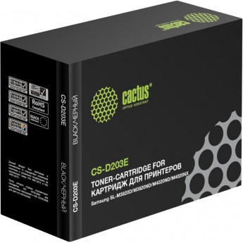 Лазерный картридж CACTUS CS-D203E (MLT-D203E) для Samsung ProXpress M3820, M3820d, M3820nd, M4020, M4020nd, M4072fd, SL-M3870, SL-M3870fd, SL-M3870fw, SL-M4070, SL-M4070fr, черный, 10 000 стр. Лазерный картридж CACTUS CS-D203E (MLT-D203E) для Samsung ProXpress M3820, M3820d, M3820nd, M4020, M4020nd, M4072fd, SL-M3870, SL-M3870fd, SL-M3870fw, SL-M4070, SL-M4070fr, черный, 10 000 стр.