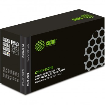 Лазерный картридж CACTUS CS-SP150HE (SP 150HE) для Ricoh Aficio SP 150, SP 150SU, SP 150SUw, SP 150w, черный, 1 500 стр. Лазерный картридж CACTUS CS-SP150HE (SP 150HE) для Ricoh Aficio SP 150, SP 150SU, SP 150SUw, SP 150w, черный, 1 500 стр.