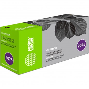 Лазерный картридж CACTUS CS-TN2075 (TN-2075) для принтеров Brother HL 2030r, HL 2040r, HL 2070nr, FAX 2920r, FAX 2825r, DCP 7010r, DCP 7025r, MFC 7420r, MFC 7820nr, черный, 2 500 стр. Лазерный картридж CACTUS CS-TN2075 (TN-2075) для принтеров Brother HL 2030r, HL 2040r, HL 2070nr, FAX 2920r, FAX 2825r, DCP 7010r, DCP 7025r, MFC 7420r, MFC 7820nr, черный, 2 500 стр.