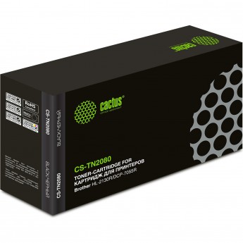Лазерный картридж CACTUS CS-TN2080 (TN-2080) для принтеров Brother HL 2130r, DCP 7055r, DCP 7055w, черный, 700 стр. Лазерный картридж CACTUS CS-TN2080 (TN-2080) для принтеров Brother HL 2130r, DCP 7055r, DCP 7055w, черный, 700 стр.