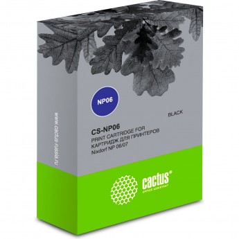 Ленточный картридж CACTUS 1750076156 CS-NP06 (NP06) для Nixdorf NP 06, черный Ленточный картридж CACTUS 1750076156 CS-NP06 (NP06) для Nixdorf NP 06, черный