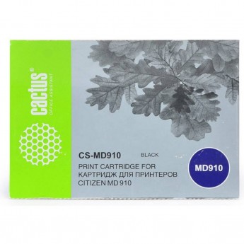 Матричный картридж CACTUS CS-MD910 для Citizen MD-910, черный Матричный картридж CACTUS CS-MD910 для Citizen MD-910, черный