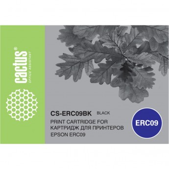 Матричный картридж CACTUS CS-ERC09BK для Epson ERC09, черный Матричный картридж CACTUS CS-ERC09BK для Epson ERC09, черный