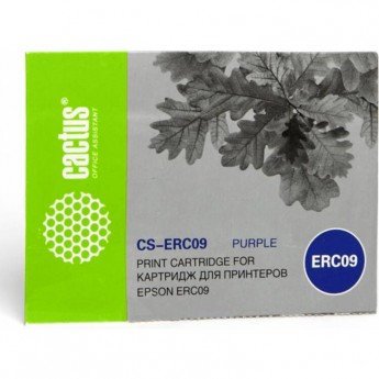 Матричный картридж CACTUS CS-ERC09 (ERC-09) для Epson ERC09, пурпурный Матричный картридж CACTUS CS-ERC09 (ERC-09) для Epson ERC09, пурпурный
