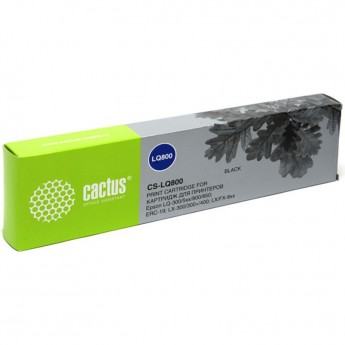 Матричный картридж CACTUS CS-LQ800 (S015633BB) для Epson LQ-300, 5xx, 800, 850, ERC-19, LX-300, 300+, 400, FX-8xx, черный Матричный картридж CACTUS CS-LQ800 (S015633BB) для Epson LQ-300, 5xx, 800, 850, ERC-19, LX-300, 300+, 400, FX-8xx, черный