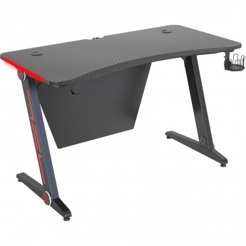 Стол игровой CACTUS CS-GTZ-BK-CARBON-RED столешница МДФ карбон, каркас черный Стол игровой CACTUS CS-GTZ-BK-CARBON-RED столешница МДФ карбон, каркас черный