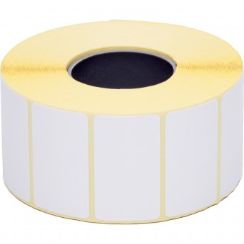 Термоэтикетки CACTUS Eco CS-TE43251000N сегм.:43x25мм, д.вн.рул.80мм, д.вт.40мм, 1000шт/рул, белый